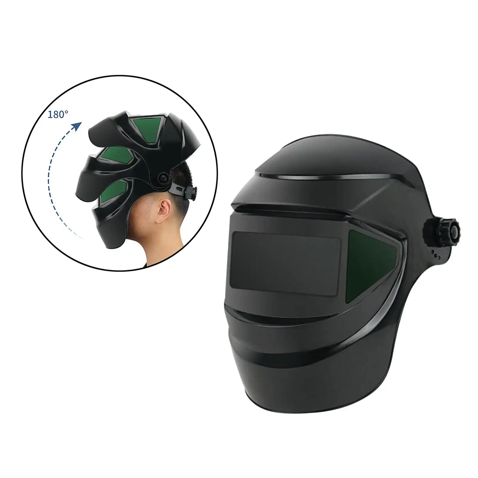 Welders Large View Welding  Mask Hood Welder  Eyes Goggles  Black