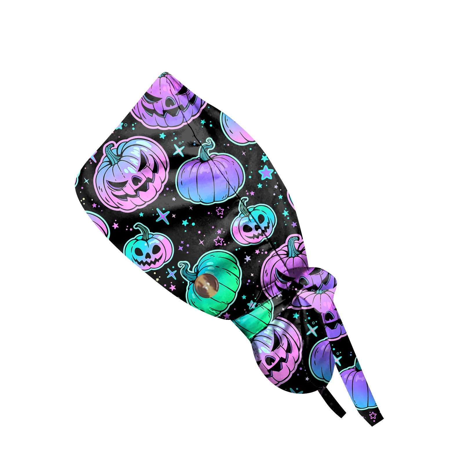 1 buah topi gosok kerja katun nyaman topi perawatan dokter gigi Lab agen kecantikan topi mancing tahan debu dapat disesuaikan topi medis