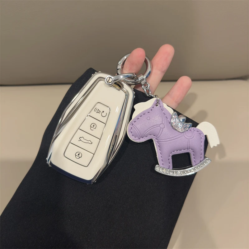 TPU Car Remote Key Case Cover Shell per Geely Coolray Boyue NL3 Atlas Emgrand X6 X7 EX7 GT GC9 Borui Protect Keyless Fob