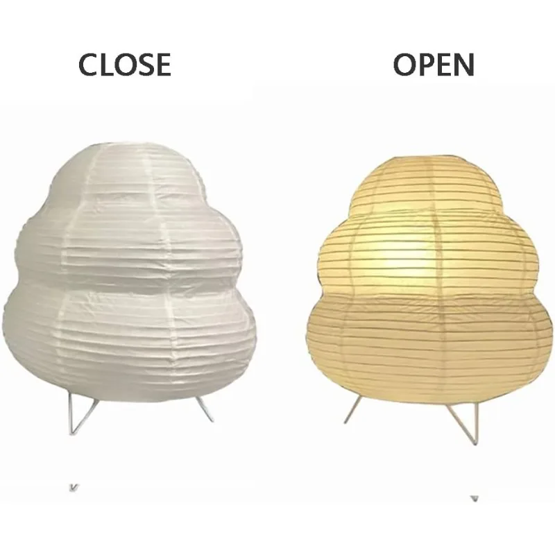 2 حزمة مصباح طاولة بجانب السرير من الورق ومصباح قائم من الكروم لتزيين غرفة المهرجانات ومصباح مكتبي منضدة #6