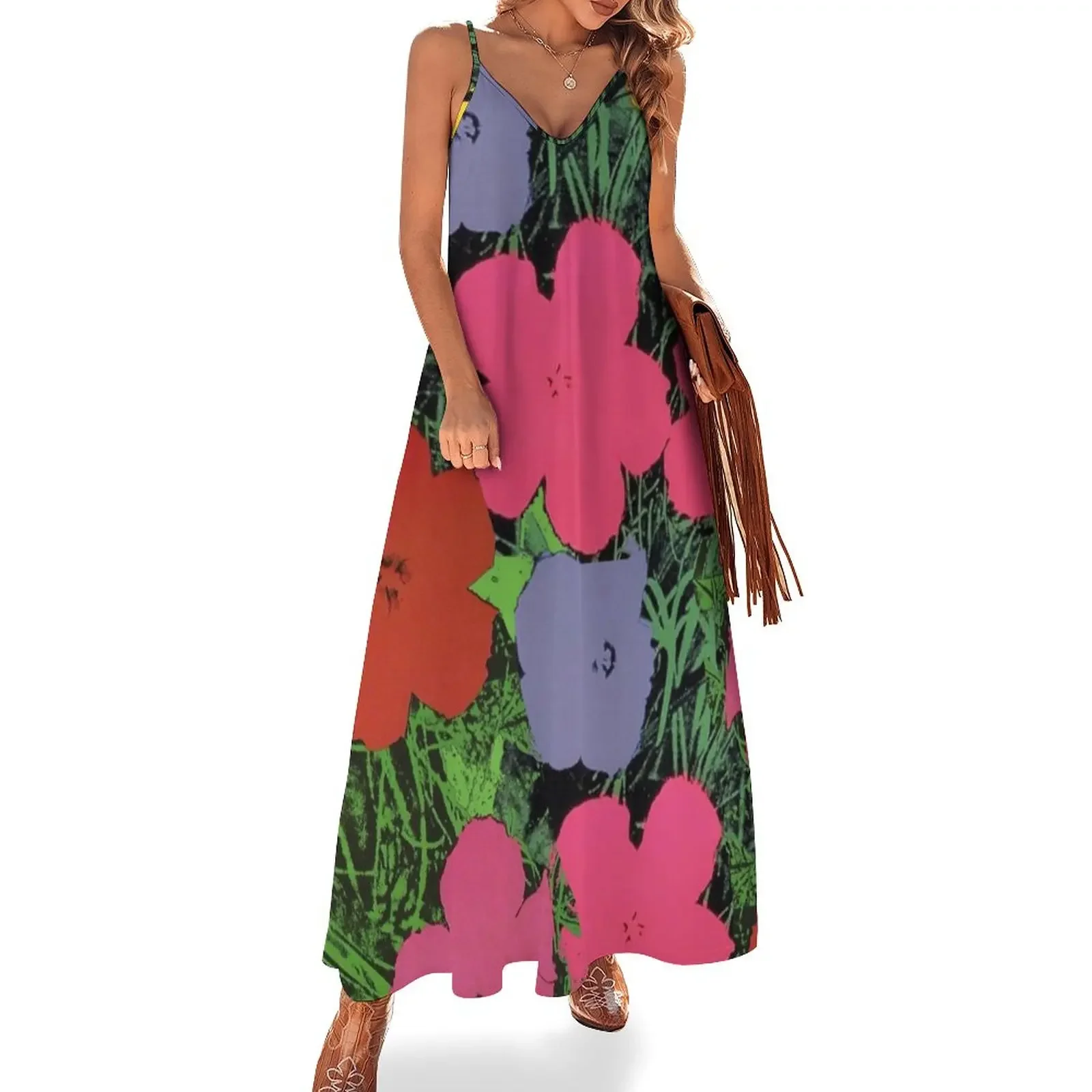 

Andy Warhol Sleeveless Dress women's fashion dresses dress women elegant luxury