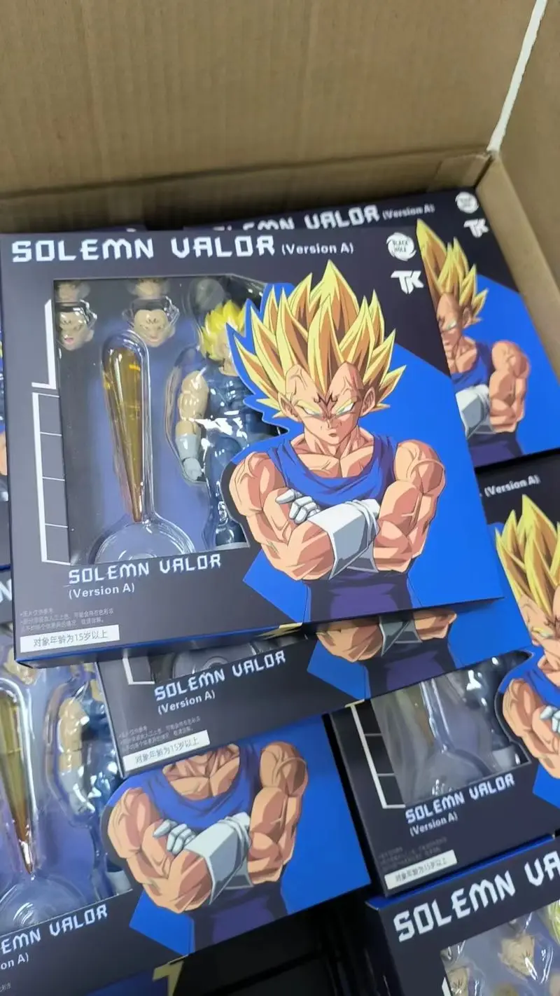Jouets à trous noirs TK Dragon Ball Super Saiyan SSJ Majin végéta, figurine d'action Anime, dommages causés par la bataille, modèle de collection pleine puissance