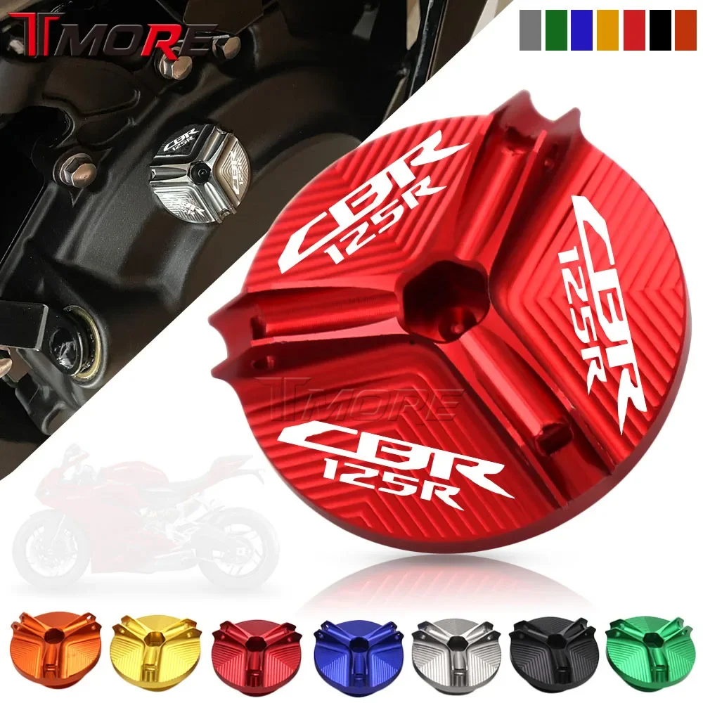 Oil Filler Cup For HONDA CBR125R CBR 125 R 2005 2011-2020 Motorcycle Accessories Engine Oil Drain Plug Sump Nut Cup Cover