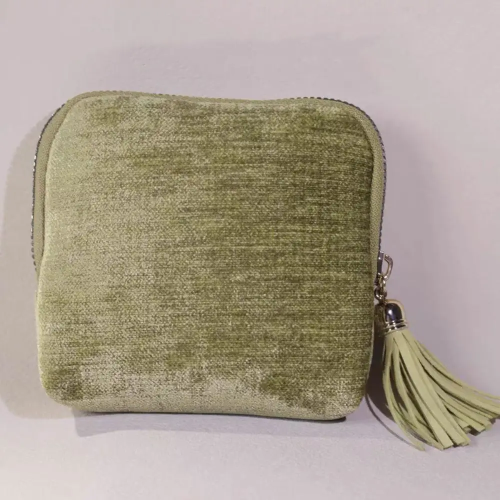 Light Luxury Velvet Jewelry Packing Bag Tassel Large Capacity Jewelry Storage Bag Organizer Bracelet Jewelry Holder Gift