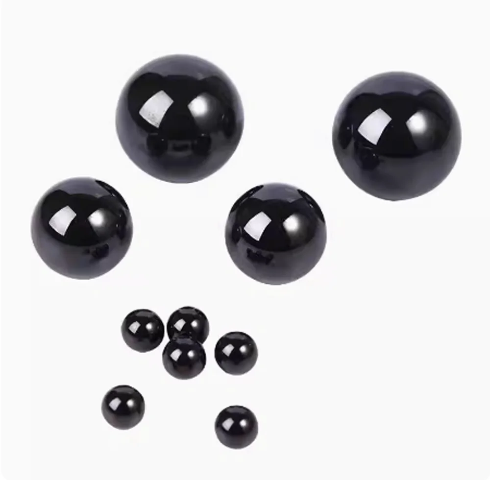 1PCS Si3N4 Precision Silicon Black Nitride Ceramic Balls Grade G5 Smooth Round Beads Diameter 12/12.303/12.7/13.494- 50.8mm