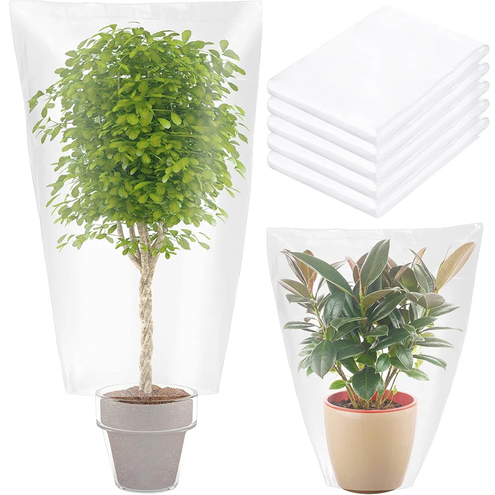 

Набор из 5 прозрачных пластиковых пленок для защиты растений от мороза и повреждений влажной погодой