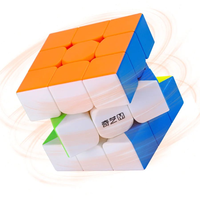 QiYi PLUS 9cm 3x3 Magnetic Magic Cube QiMeng 3x3x3 Professional 3x3 Speed Puzzle Children's Fidget Toys Speedcube Cubo Magico