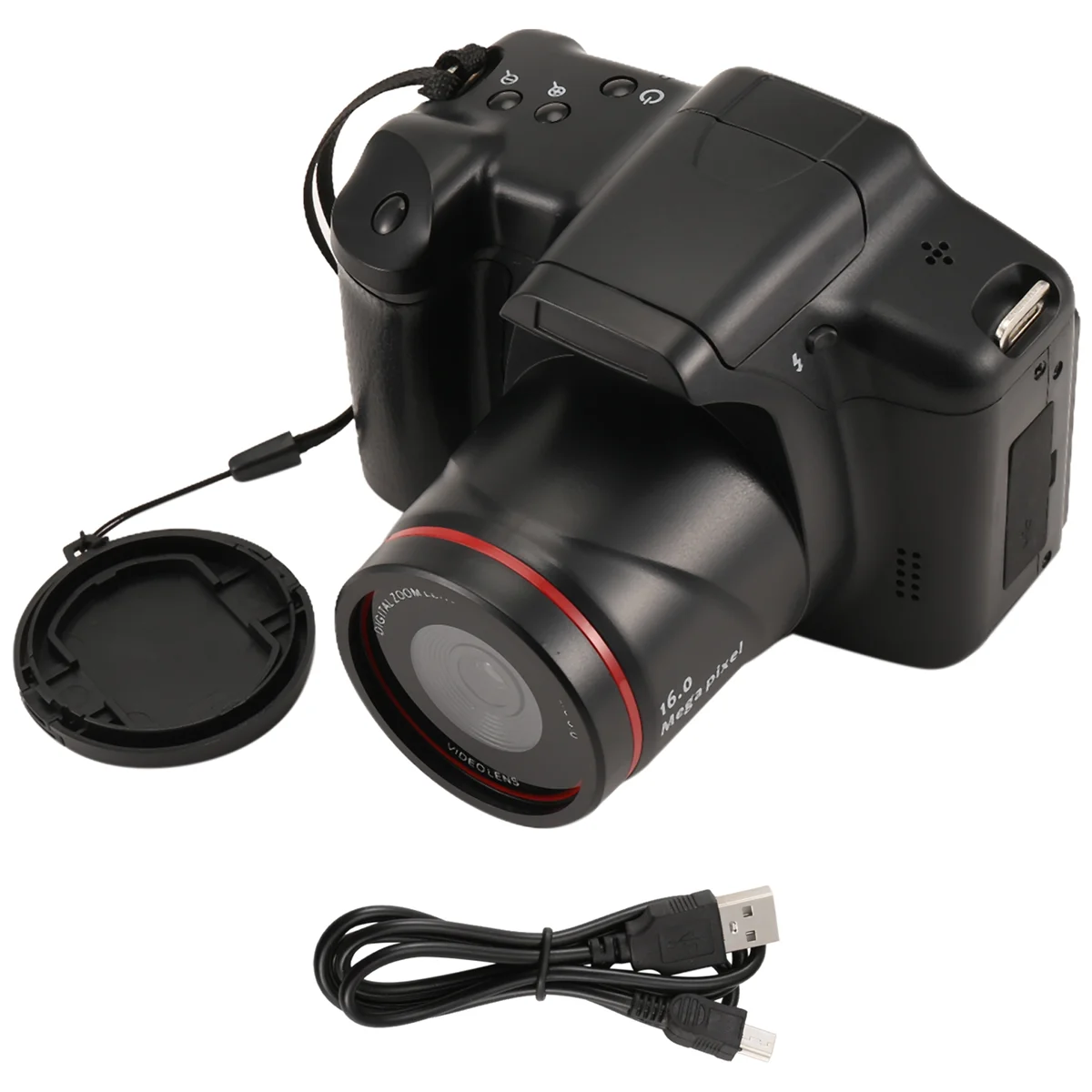 كاميرا Vlog للتصوير الفوتوغرافي 16X تكبير رقمي 1080P HD SLR Camera_BSH