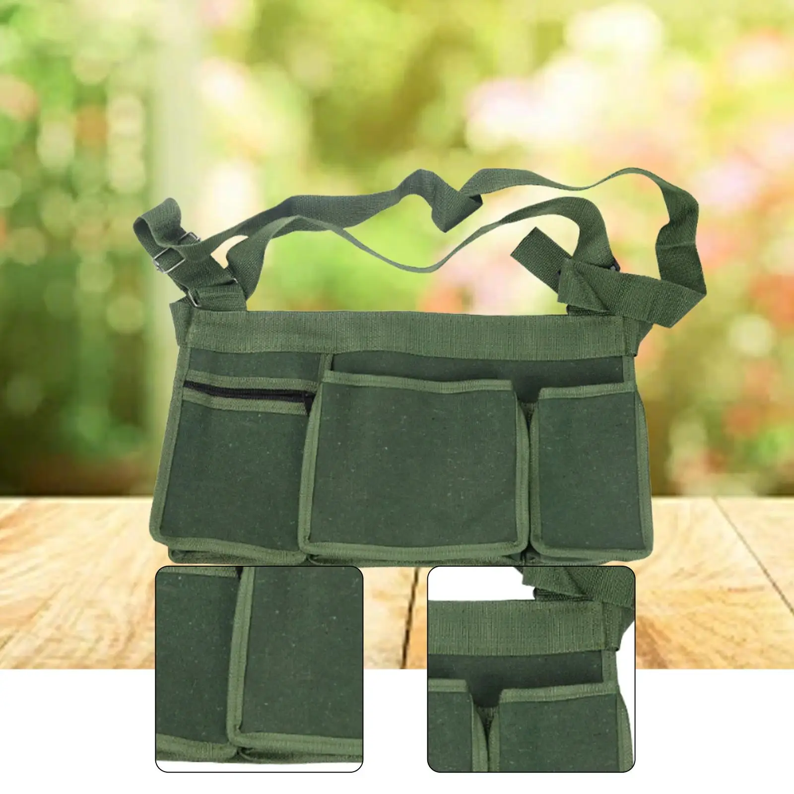 Gardening Tool Belt Lightweight Waist Bag Pouch for Home Decoration Fruit