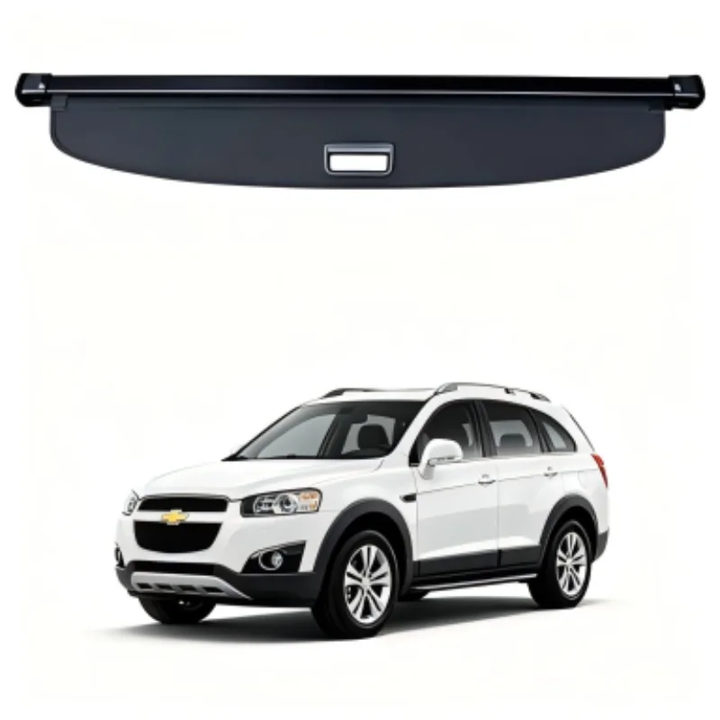 Cargo Cover Trunk Privacy Shade Rear Security Partition Anti-Theft Shield Organizer for Chevrolet Captiva China Spec 2008-2016