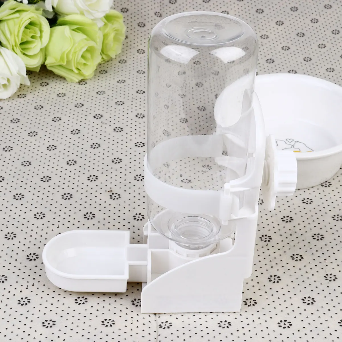 

500ml Automatic Pet Drinking Feeder Bottle Durable Cage Mounted Water Dispenser for Hamster Pig Squirral Birds Outdoor