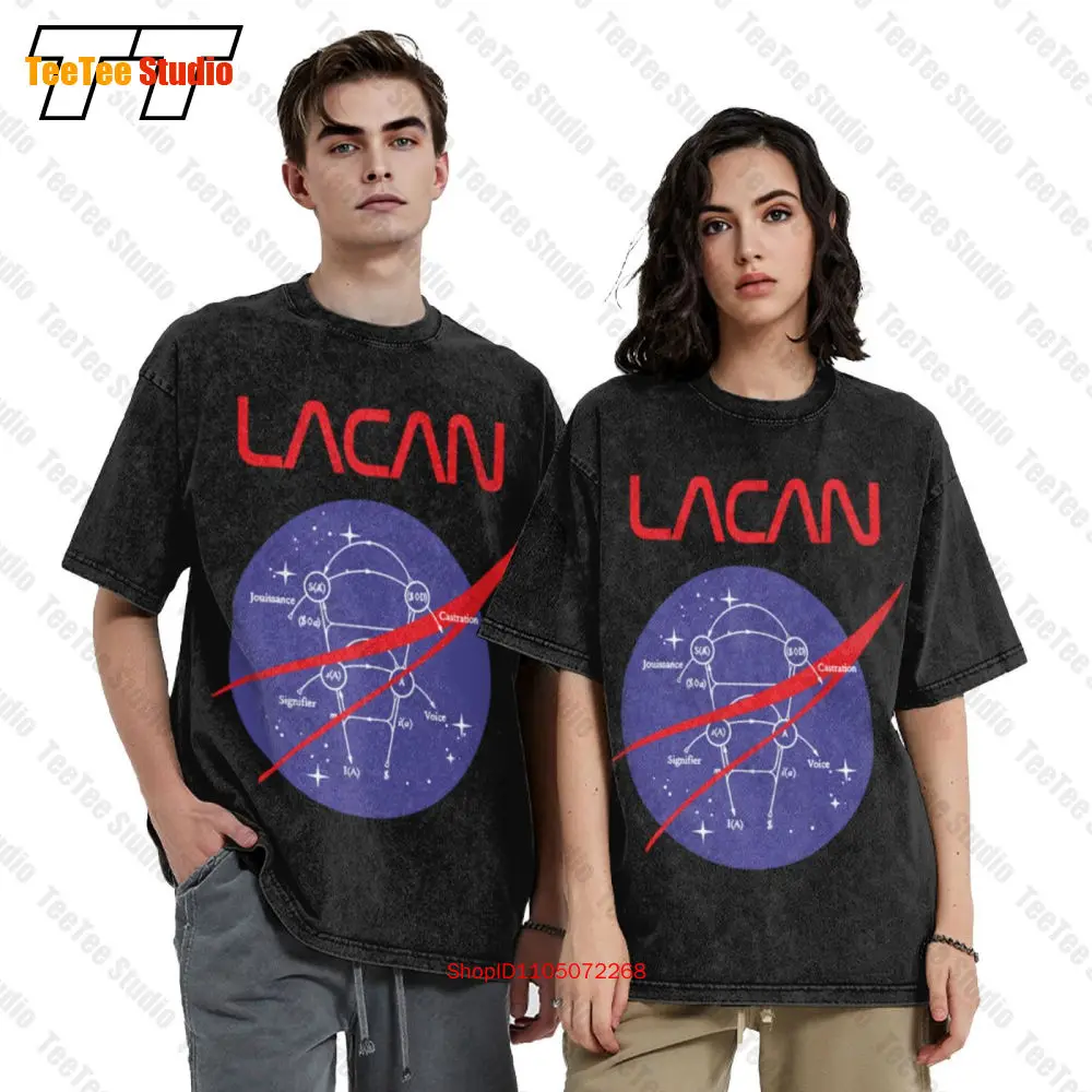 Jacques Lacan y la filosofía del programa espacial Lacanian Top Vintage camiseta extragrande XR52