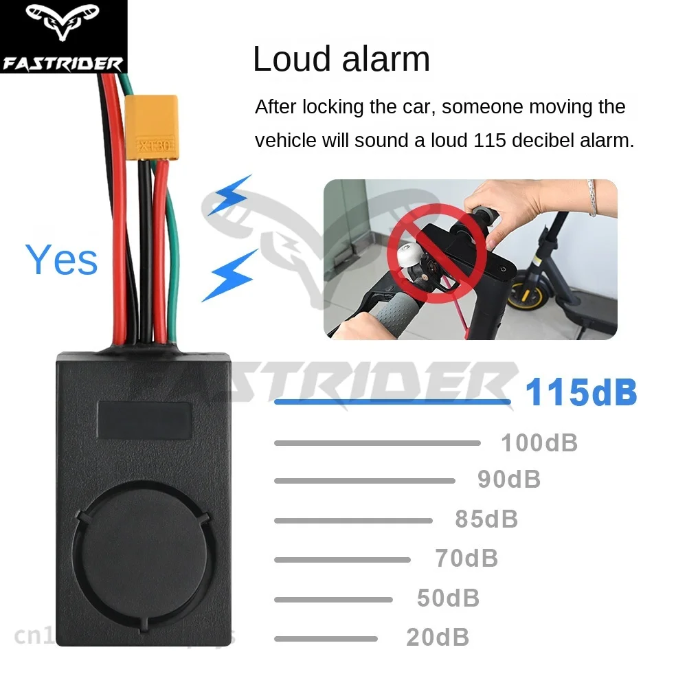 Electric Scooter Accessories Suitable for Xiaomi M365/Ninebot MAX G30 Scooter New Anti-theft Alarm