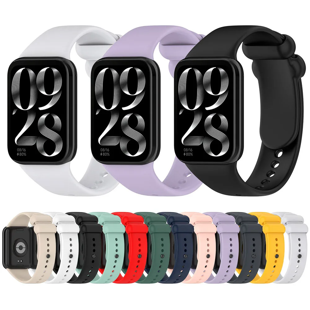 BEHUA Silikonarmband für Xiaomi Mi Band 8 9 Pro 9Pro Armband Uhrenarmband für Redmi Watch 4 5 Ersatz-Zubehörband – Detail 2