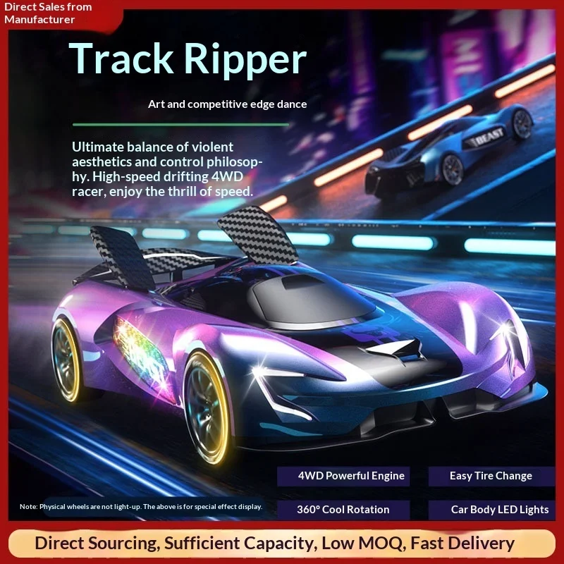 Sg208 Pro High Speed 4wd Rc Drift Car With Led Lights Electric Spoiler Mini Simulation Remote Control Racing Car For Kids Adults