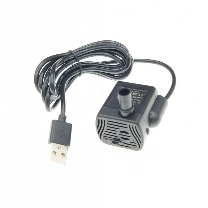 ปั๊มน้ำ USB-1020แรงดันไฟฟ้า5V แบตสำรอง DC แบบไม่มีแปรงสำหรับระบายความร้อนด้วยโทรศัพท์มือถือ