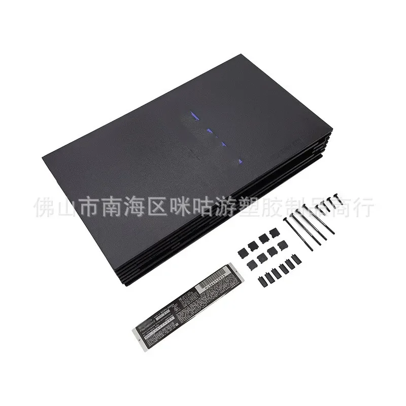 Replace Full Housing Shell For PS2 CECH-30000 50000 Console With Logo Compatible For PS2 Model 3W 5W Protector Top Bottom Case