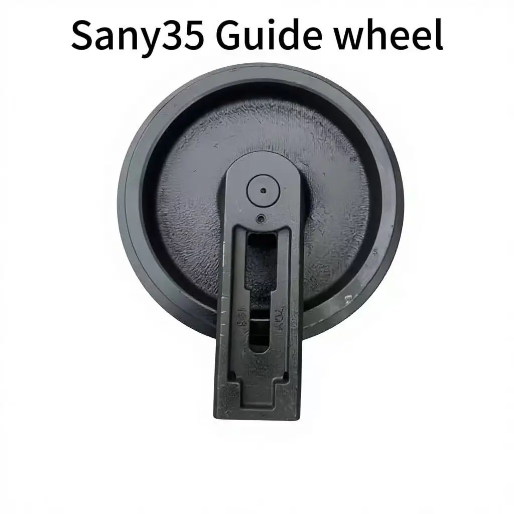For SY35 Excavator Guide Wheel Certified Micro-excavator Chassis Guiding Wheel Walking Front Wheel Accessory Made in China