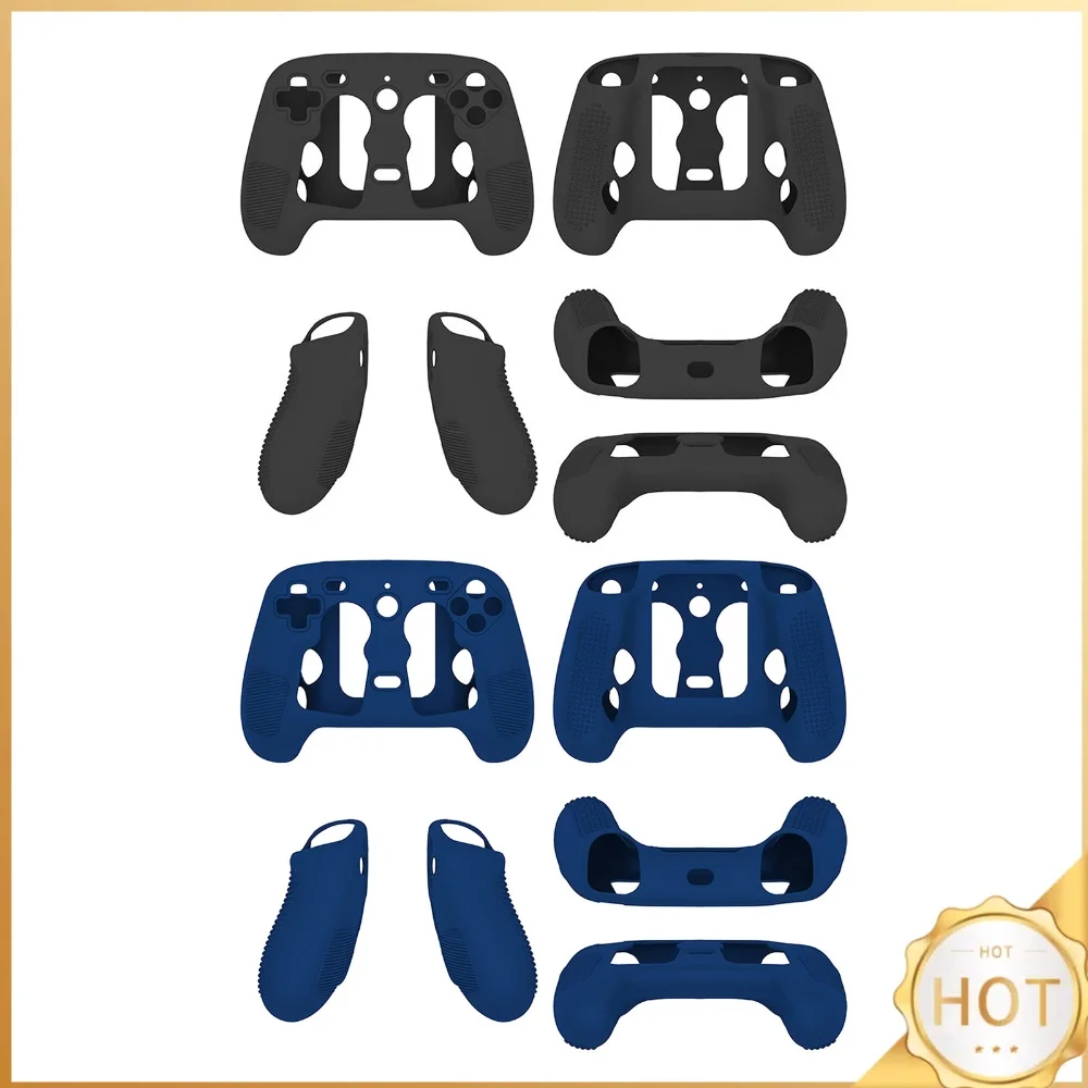 Anti-Slip Textured Grip Silicone Cover for Steam Controller 2 Drop-Resistant Sweat-Proof Precise Cutouts Skin