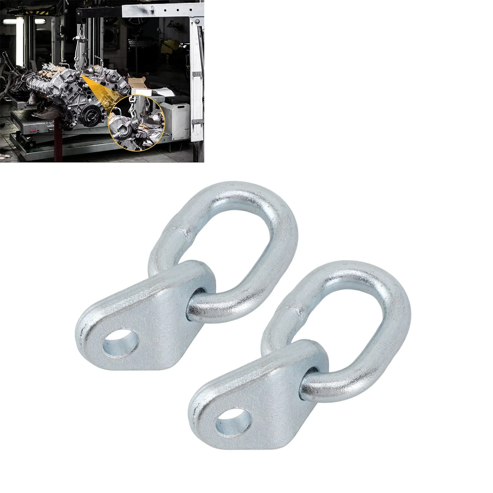 

Engine Bracket Set 5500 Lb Capacity Stainless Steel Lifting Bolt for Load Levelers and Lifting Slings Engine Lifting Buckle