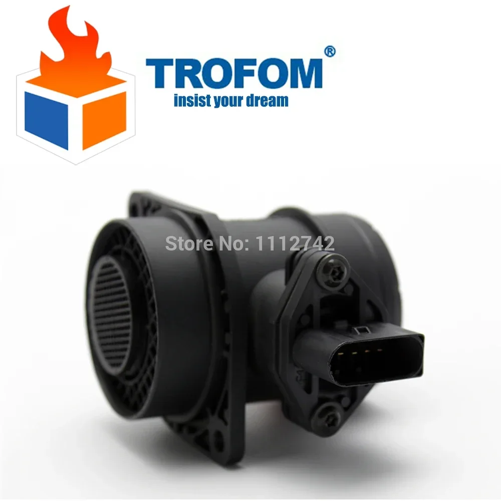 

MASS AIR FLOW SENSOR FOR VW BORA CADDY FOX JETTA GOLF MULTIVAN PASSAT SHARAN SKODA AUDI A3 A4 SEAT Ibiza 0281002531 038906461B