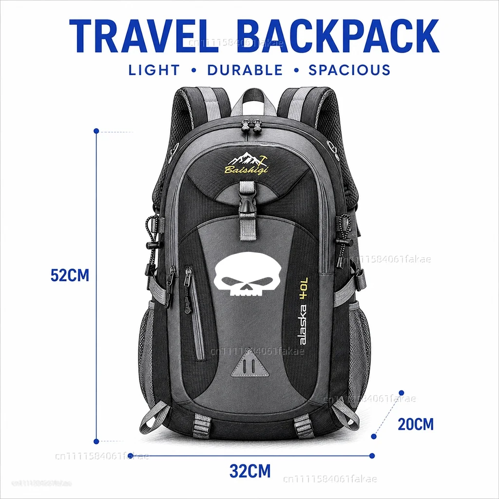 For Harley Davidson ADV 1250 PA1250 Special Softail Sportster Touring Motorcycle Backpack 40L Waterproof Travel Backpack