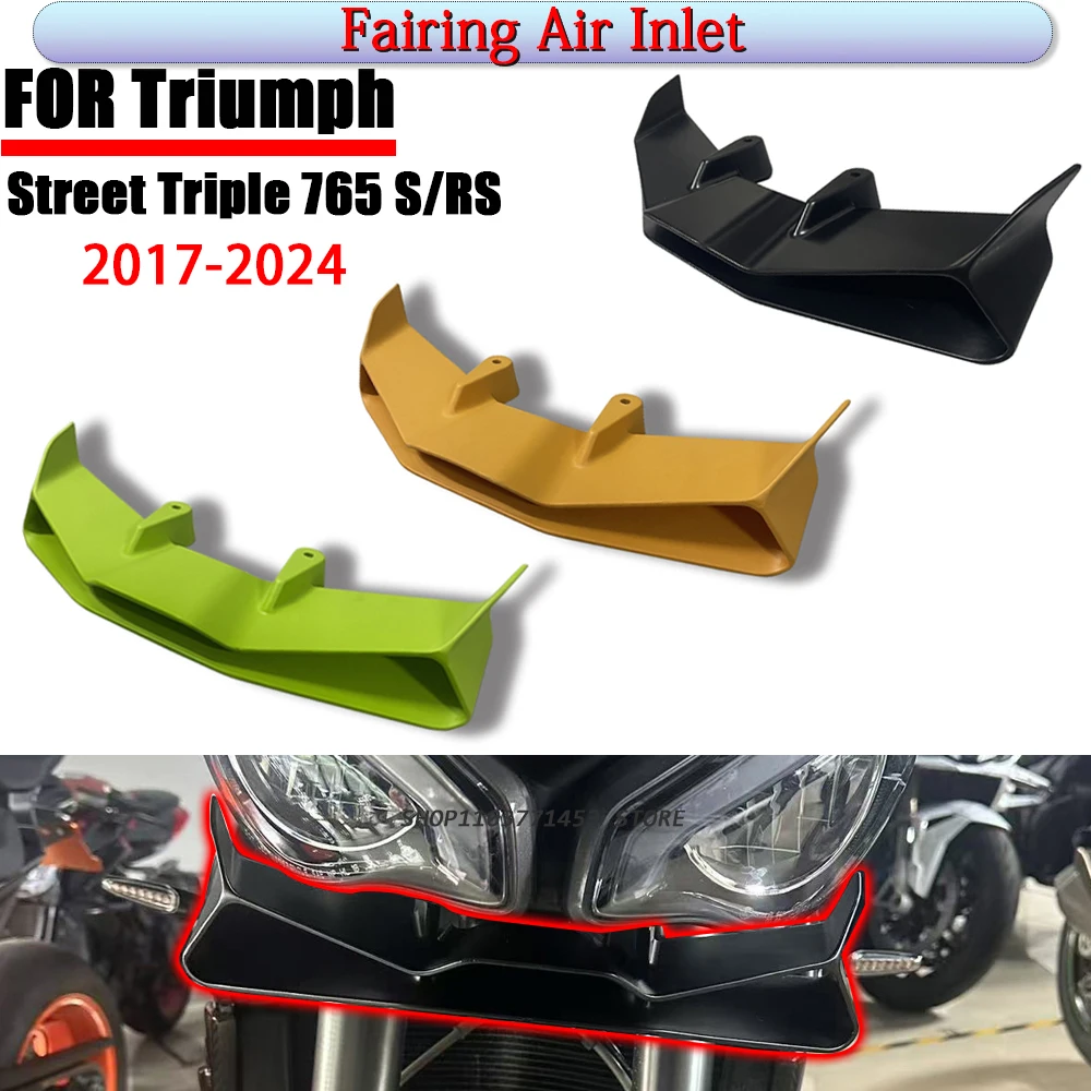 

For Triumph Street Triple 765 S/RS 2017-2024 New Motorcycle Accessories Fixed Wing Modified Motorcycle Fixed Wing Fairing