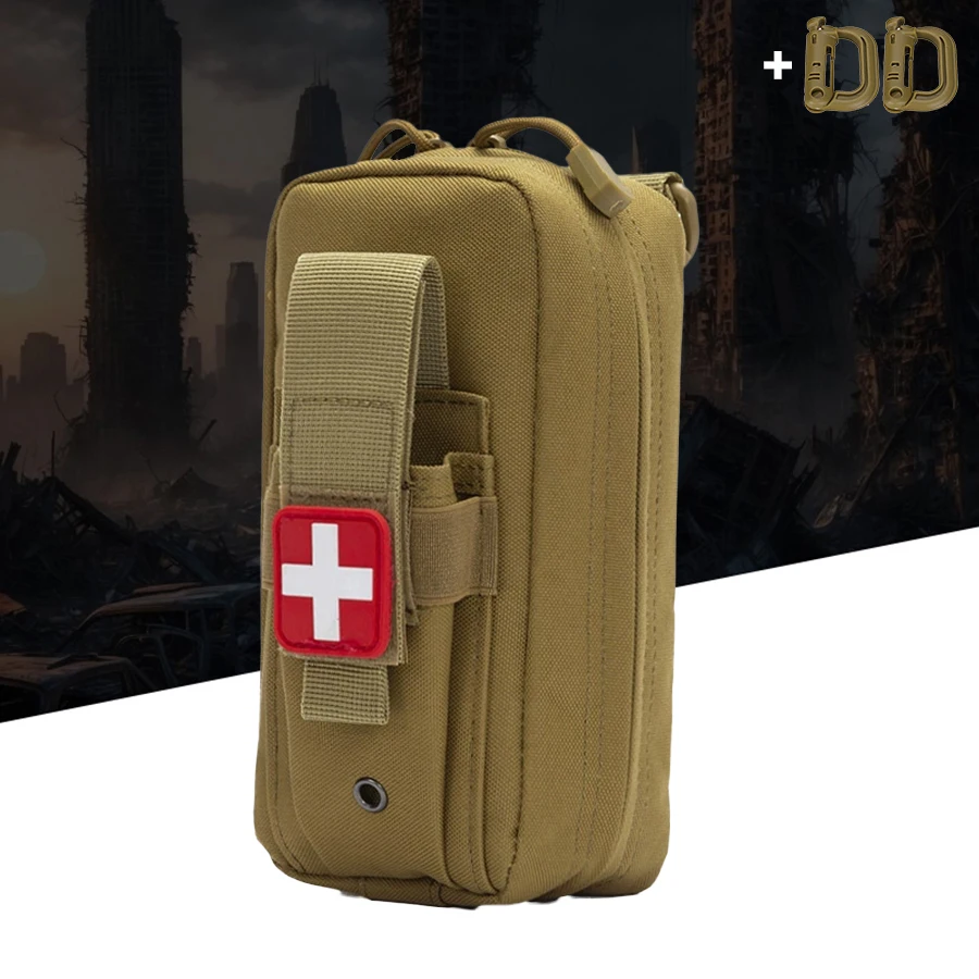 Portable first aid kit nylon MOLLE outdoor medical bag storage accessory hanging bag