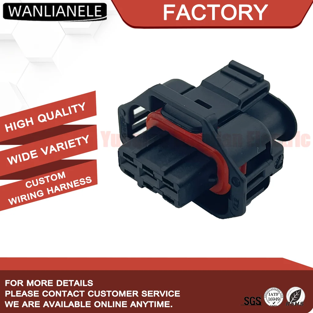 50 Sets 1928403870 3 Pin Female Waterproof Connector Kompakt 1.a Fit Rail Pressure Sensor Diesel Injector