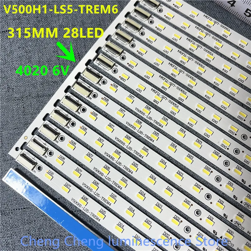 

LED Backlight strip For L500H1-4EB V500H1-LS5-TLEM4 V500H1-LS5-TREM4 V500H1-LS5-TLEM6 V500H1-LS5-TREM6 L50E5090-3D