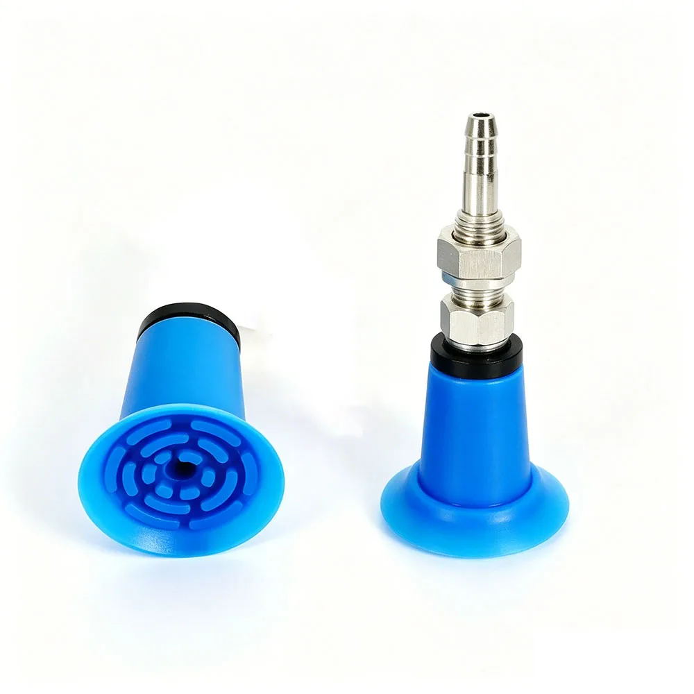 F22 F26 F33 Pneumatic Vacuum Suction Cup with Holder Packing Machine Bag Opening Cup Plastic Film Food Bag Silicone Nozzle
