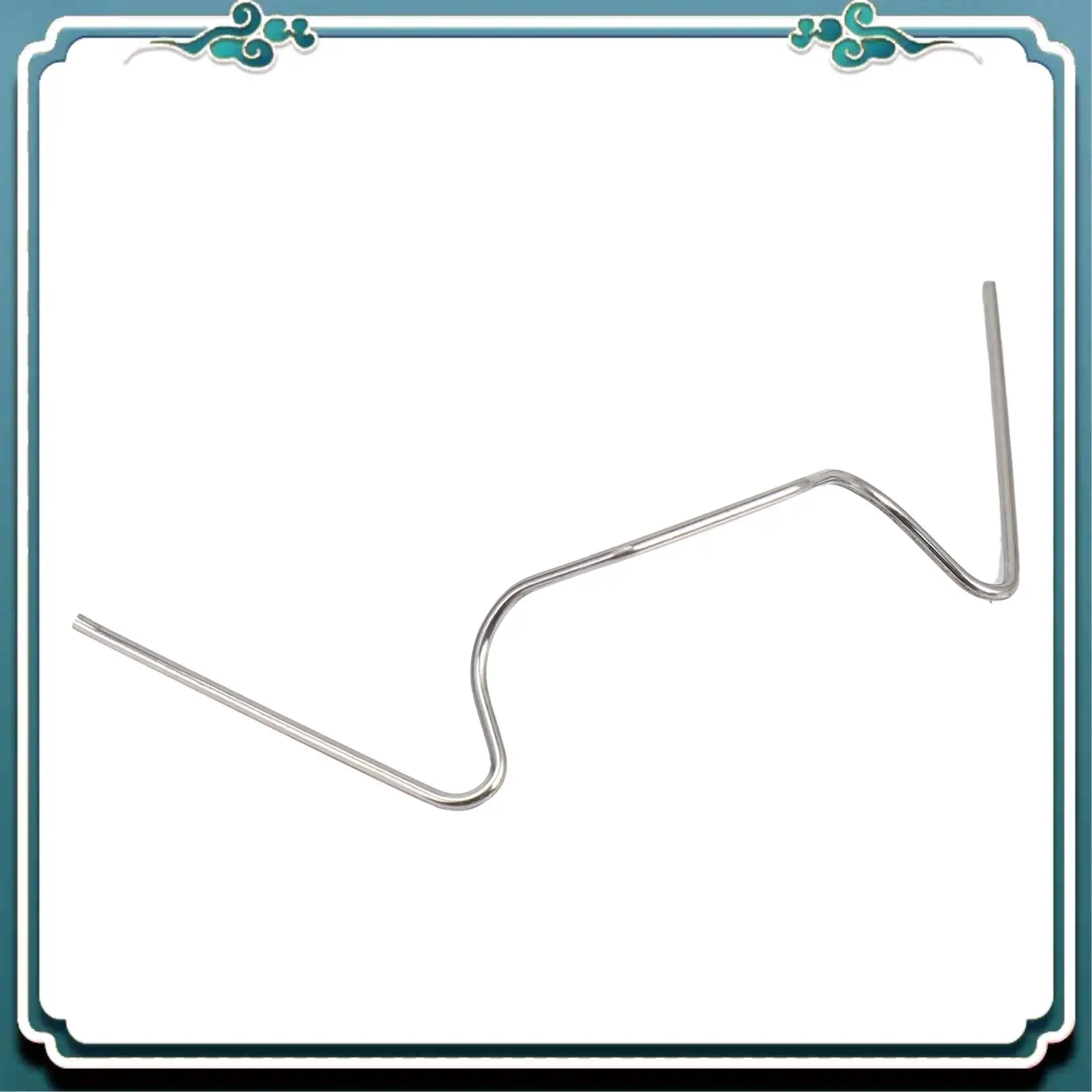 

Premium Greenhouse Glazing Clips, Stainless Steel W Type Clips Leaf Spring Clips For Greenhouse Glass House Twin-Hall Web 100PCS