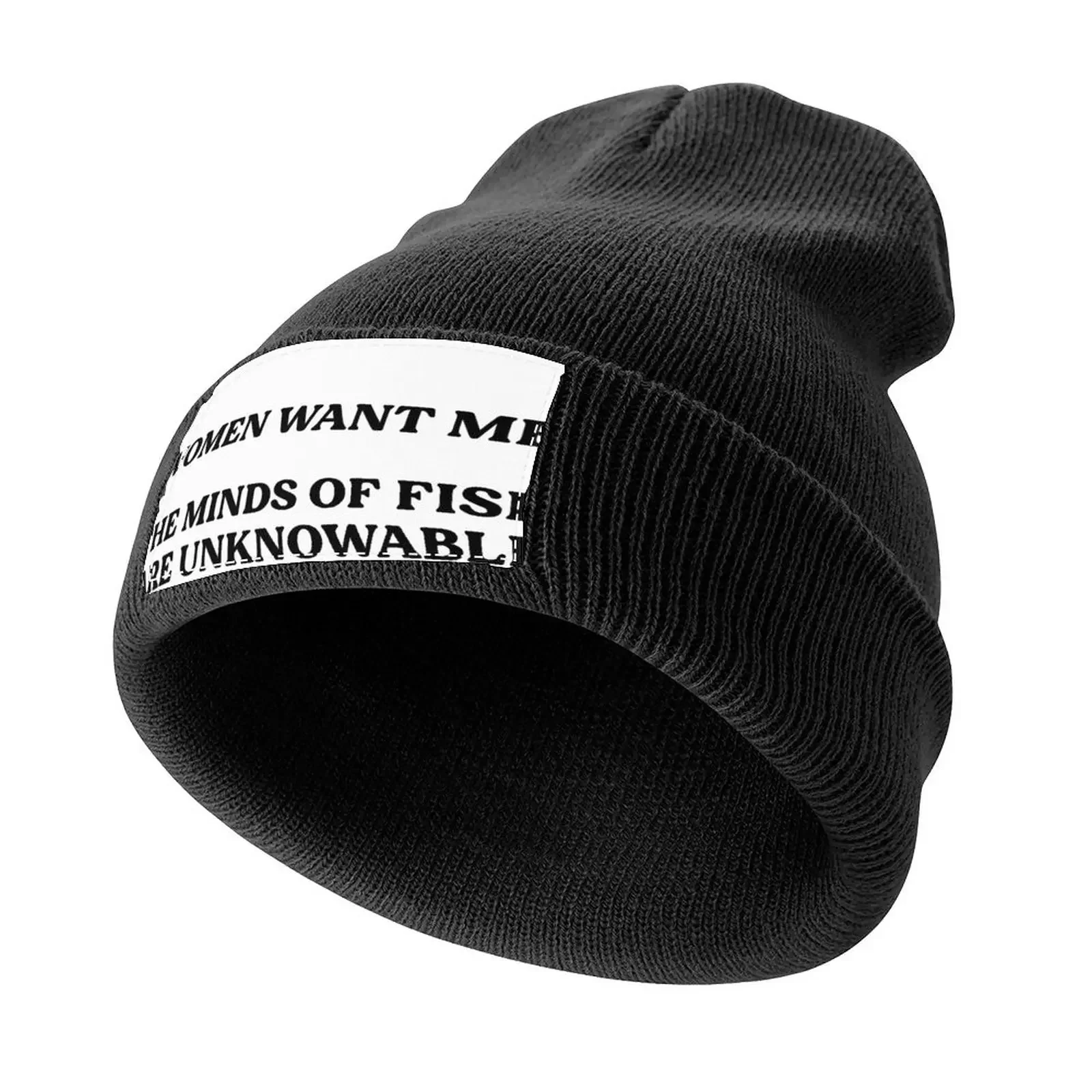 

Women Want Me The Minds Of Fish Are Unknowable Knitted Cap Sports Cap Fishing cap Luxury Hat Hats For Women Men's