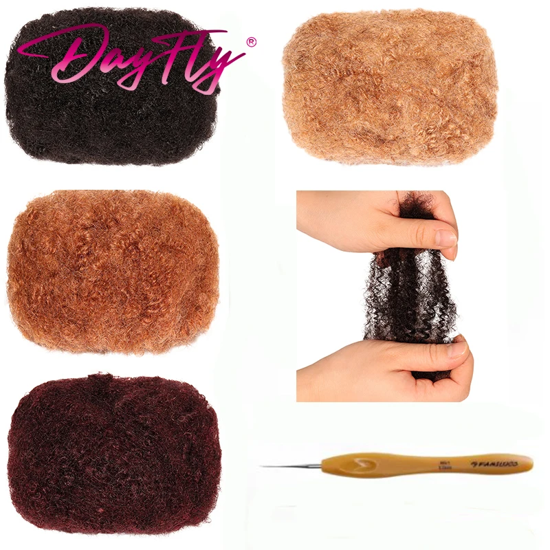 Afro Kinky Curly Bulk Human Hair Brazilian Hair Bulk For Braiding Natural Human Hair Bulk 99j 30 Blonde Braids Hair 30g/pc