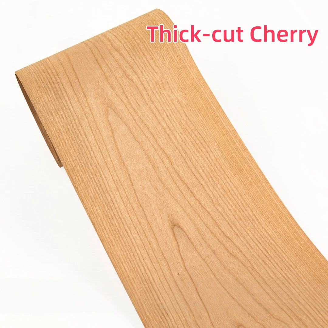 Thick Cut Natural American Cherry Flat Cut Wood Veneer for Furniture Decor Cabinetry & Interior Design Decorative Surfaces