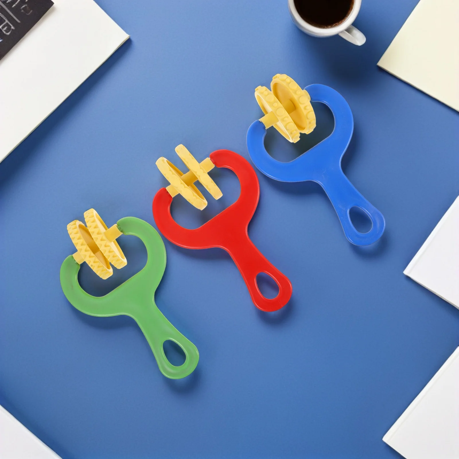 3 Pcs 's Mold Set Modeling Clay Tools for Craft Roller Form Stamp Animal Plastic Preschool