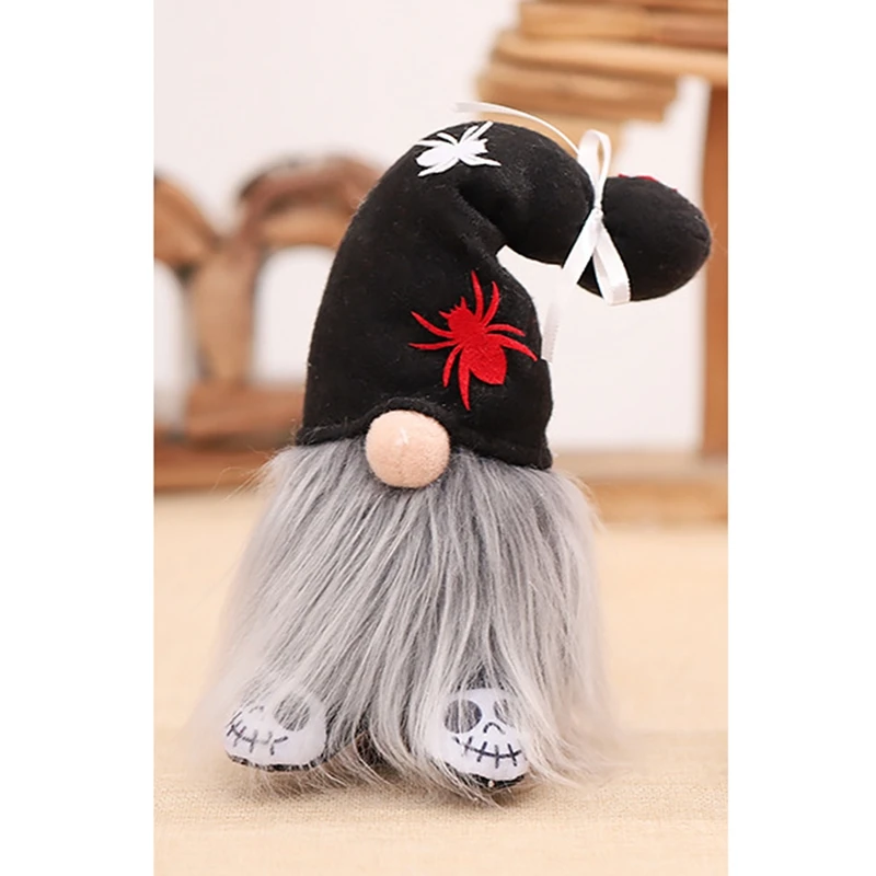 Promozione! Gnomi di Halloween peluche bambola senza volto ornamenti di sfondo fatti a mano leggeri per decorazioni per la casa della festa di Halloween
