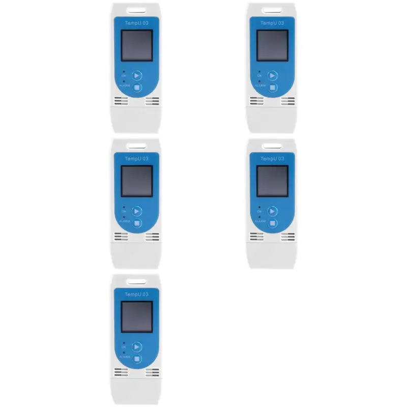【THANKSGIVING DAY】5X Tempu 03 USB Temp & Humidity Data Logger RH TEMP Data Logger Recorder Humiture Recording Meter With 32,000