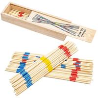 Classic Wooden Pick Up Sticks Game Colorful Development Interactive Learning Fun Family Party Multiplayer Puzzle Toy Kid Adult