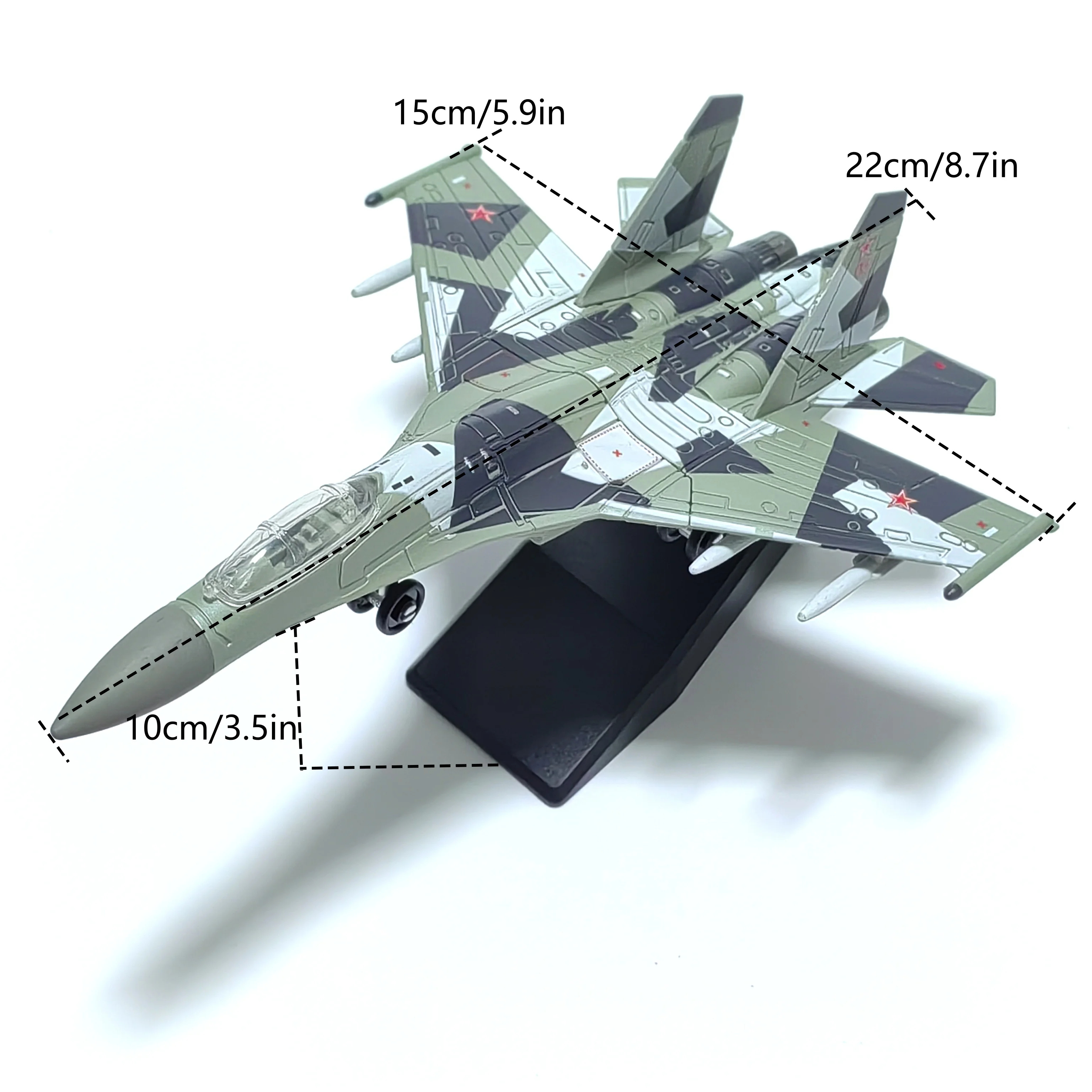 SU-57S F-14 SU-25 Montage-Simulationsmodell aus Kunststoff Kampfflugzeug Militärisches Ausstellungsmodell Kreatives Geschenk – Detail 22