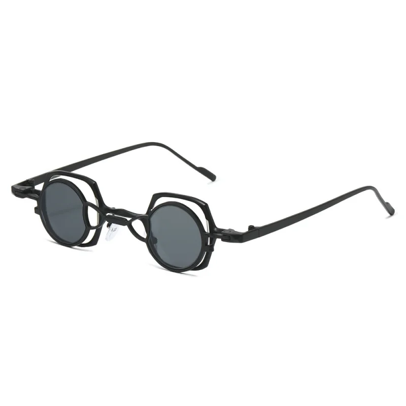 Designer Steampunk Sunglasses Men Women Unique Punk Glasses HIp Hop Future Detachable Lens Street Uv400 Sun Shades