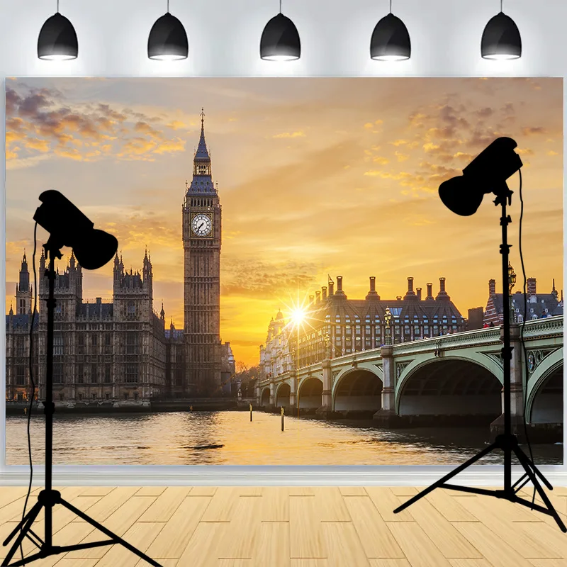 Blue Sea Waves Beach Coastline Photography Background  Sea  Breeze Sunset Glow Seagulls Sunlight Studio Backdrops DW-23