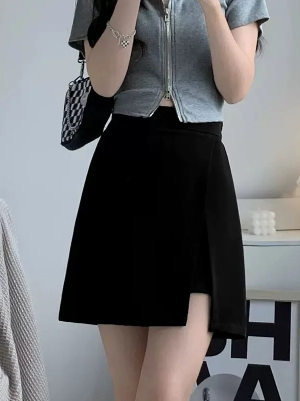 

Chiffon Wideleg orts Women's Summer Thin Highwai Cleanfit Sle Casual Pants mid Low Waist PVC Material Polyester Fiber