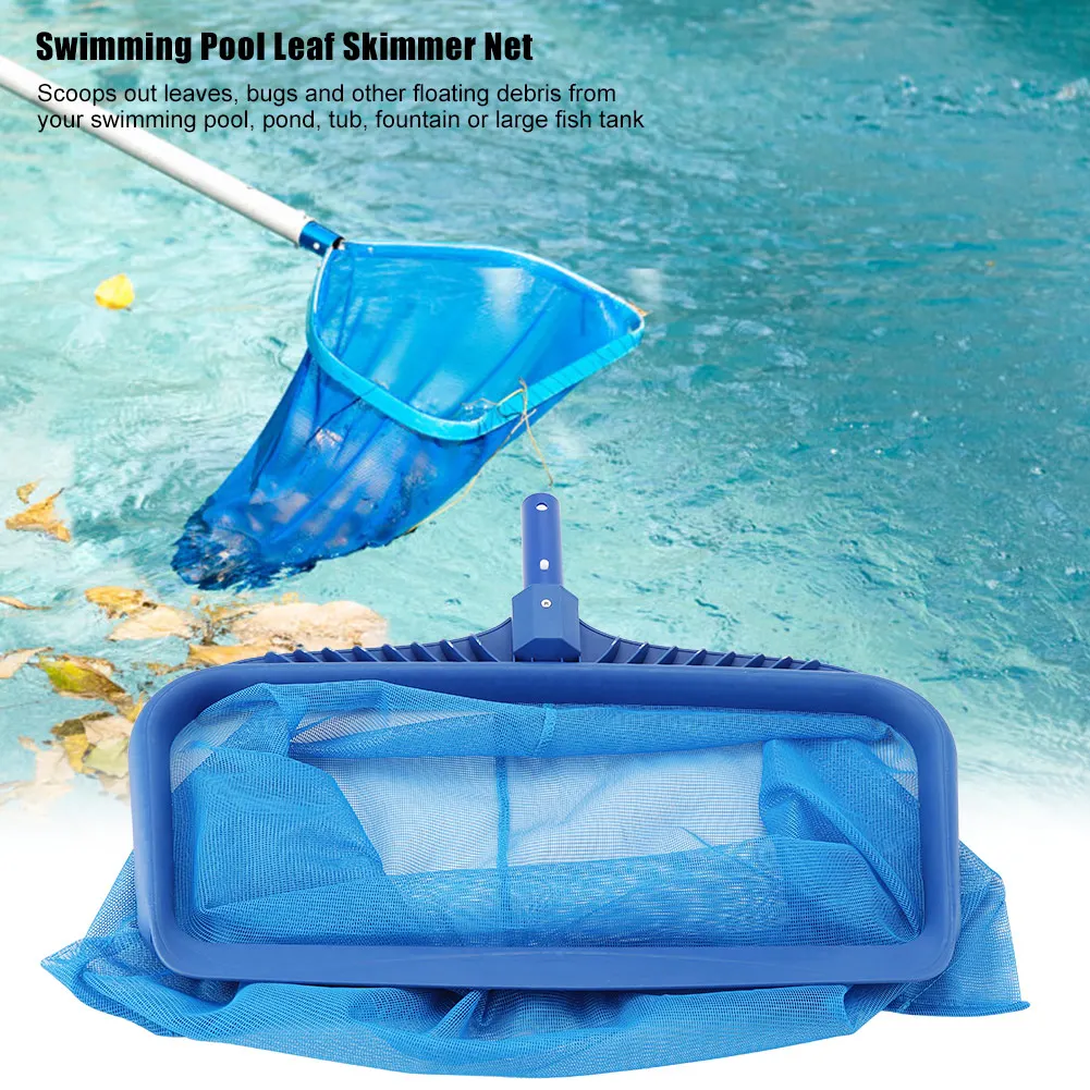 Leaf Skimmer Lightweight Leaf Skimmer Fine Mesh Net  Bag Swimming Pool Pond Tub Effectvie Cleaning Tool Pool Leaf Skimmer