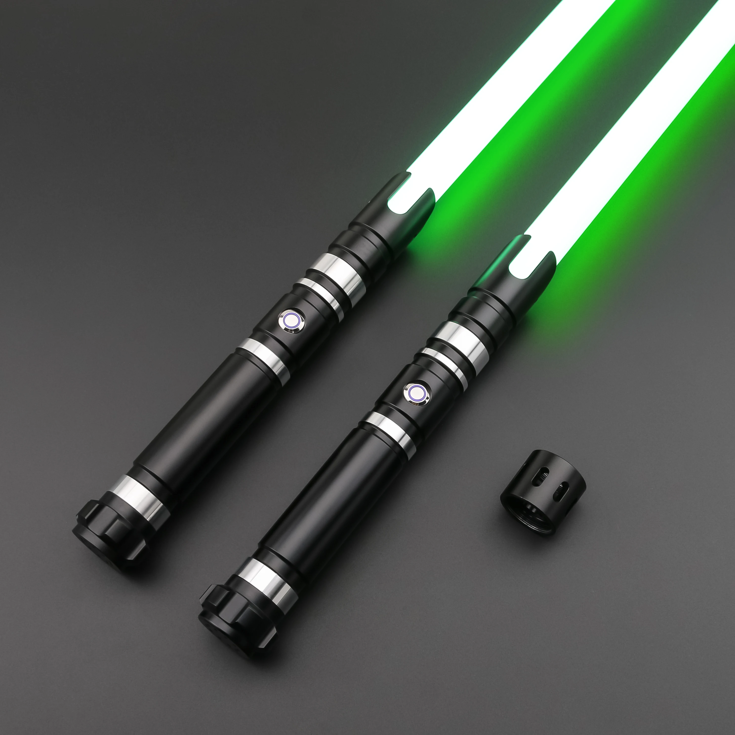 TXQSABER Lightsaber Staff Neo Pixel Heavy Dueling Sword with Removable Double Blade Metal Hilt Blaster Cosplay Toys Dualsaber