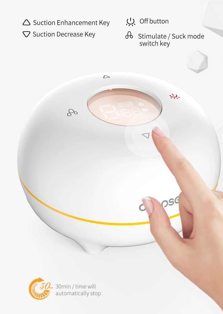 Doopser Double Electric Breast Pump Wholesale Milk Extractor Portable Breast Pump Food Grade Silicone Factory Price