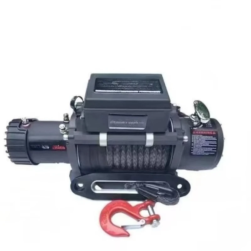 

12V/24V Nima Electric Winch 13,500-Pound Capacity Mini Crane Auto Off-Road Vehicle Self-Rescue Car-Mounted Electric Hoist Remote