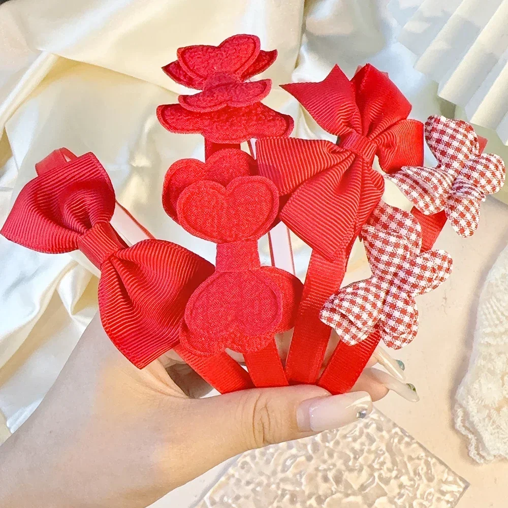 

4 шт./компл. новых милых и приятных для кожи головы резинки для волос для девочек, милые детские резинки для волос ярких цветов и детские повязки на голову