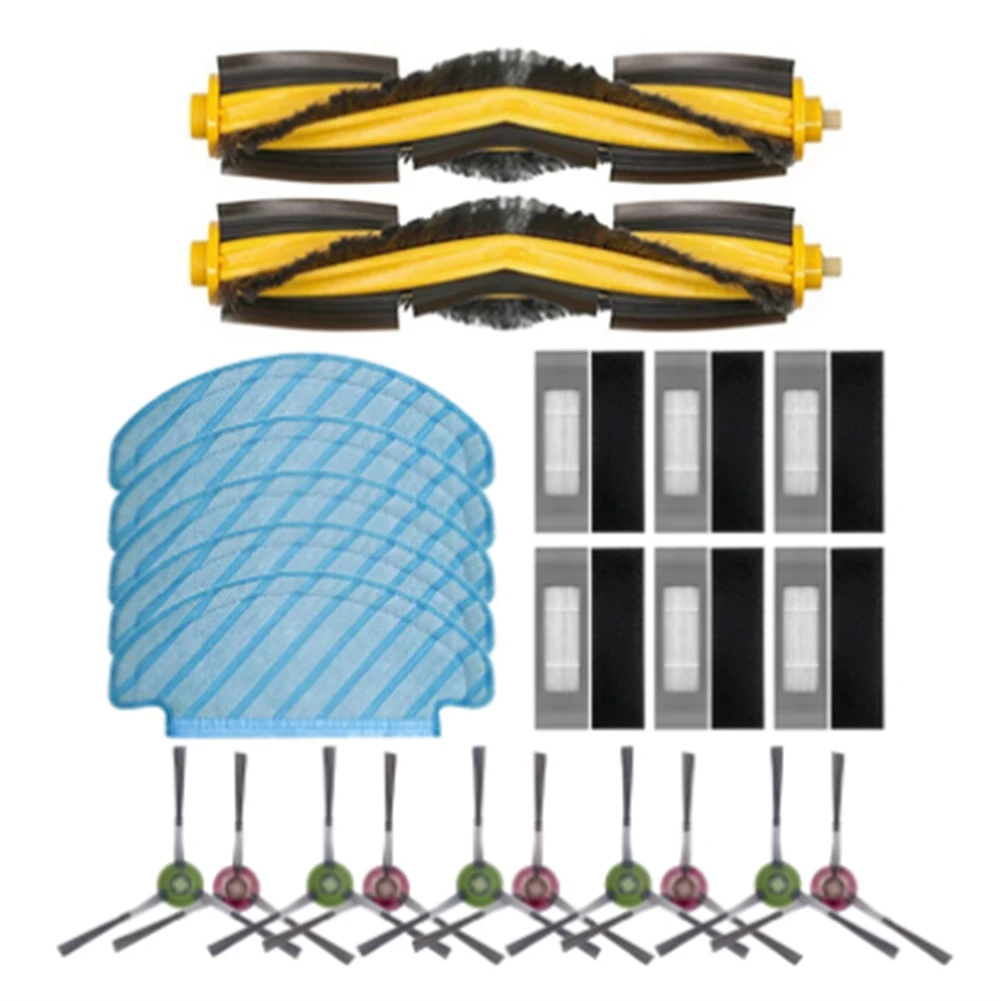 

A36T-23PCS для робота-пылесоса Ecovacs Deebot Ozmo T8 T9 N8 Pro: мешки для сбора пыли, фильтры, одноразовые салфетки для влажной уборки, аксессуары