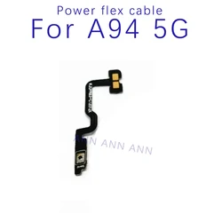 Power Volume Flex Cable For Oppo A94 A95 5G Power ON OFF Switch Volume Side Buttons Key Flex Cable Ribbon Replacements Parts